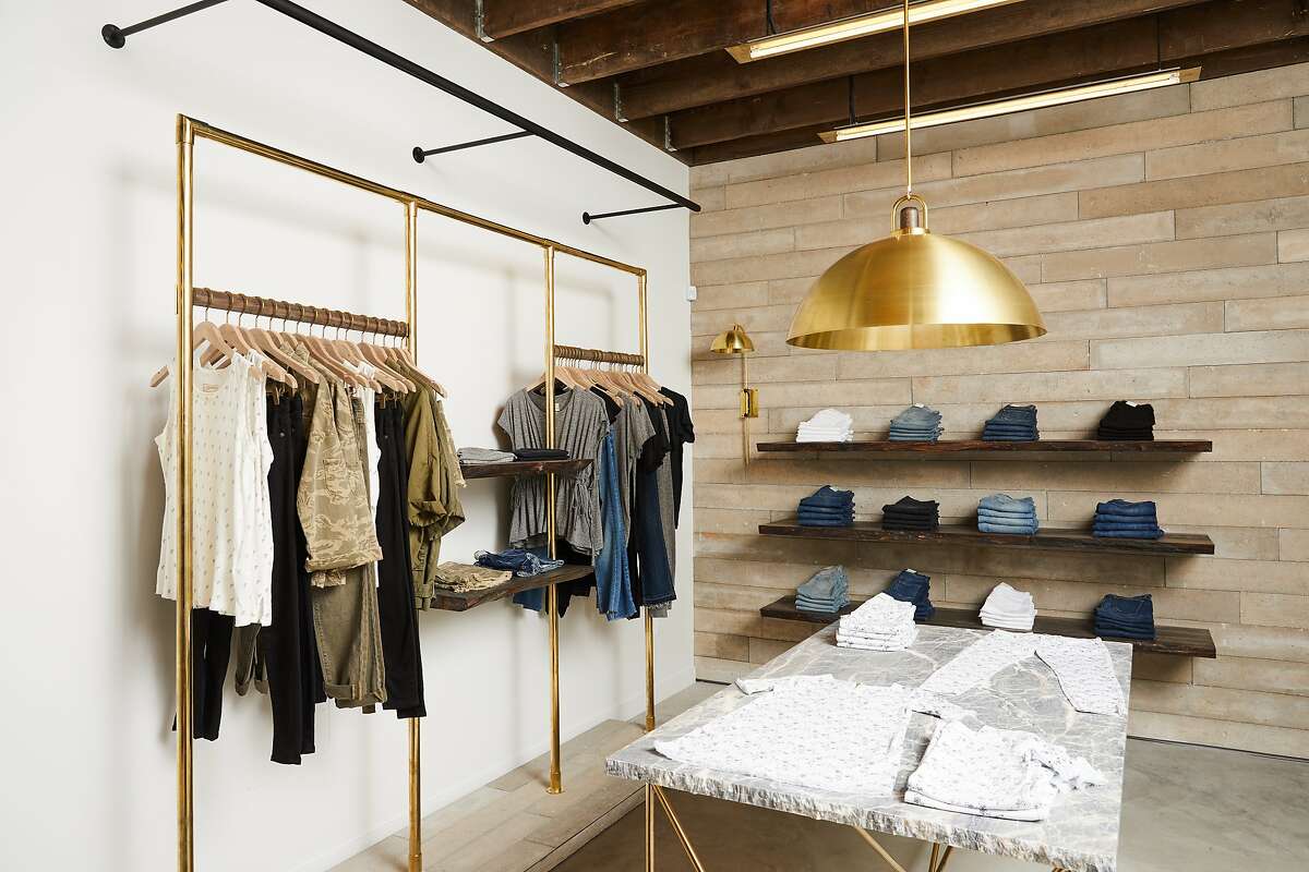 Denim lovers and those with an affinity for playful plaids and statement-making tees will find much to love (and wear) at Current Elliott�s month-old shop on Fillmore Street. With refurbished wood floors, exposed-beam ceilings, and brass and leather accents, the 1,200-square-foot space is right at home on Pacific Heights� main shopping drag.