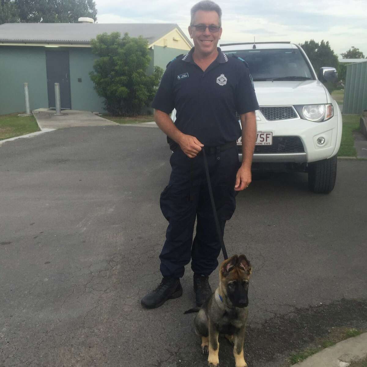 Puppy who flunks out of police training for being too friendly finds