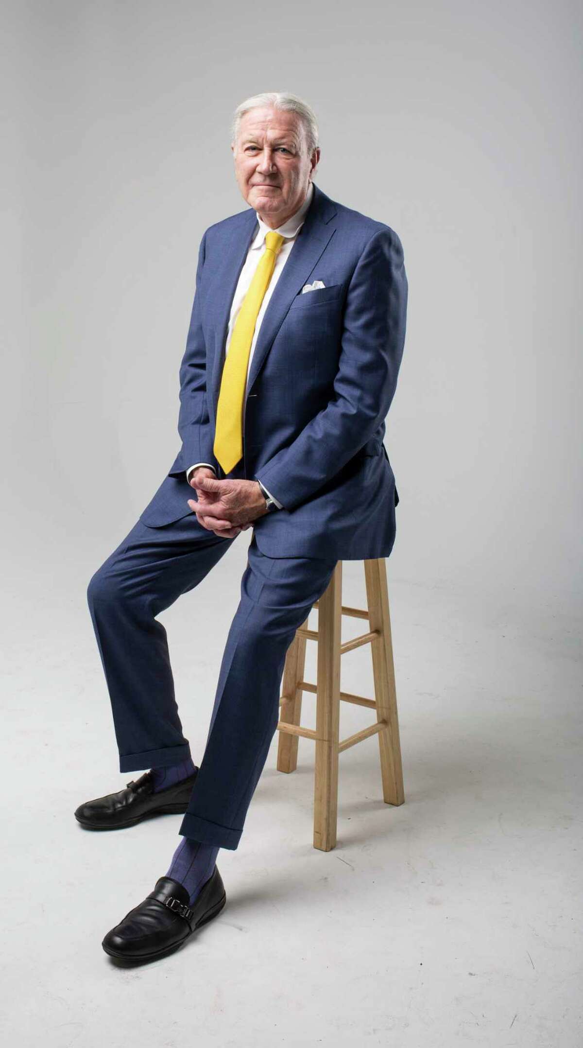 Chuck Carlberg, principal of Richards/Carlberg advertising agency, poses for a portrait in the Houston Chronicle photo studio, Thursday, May 18, 2017, in Houston. ( Jon Shapley / Houston Chronicle )