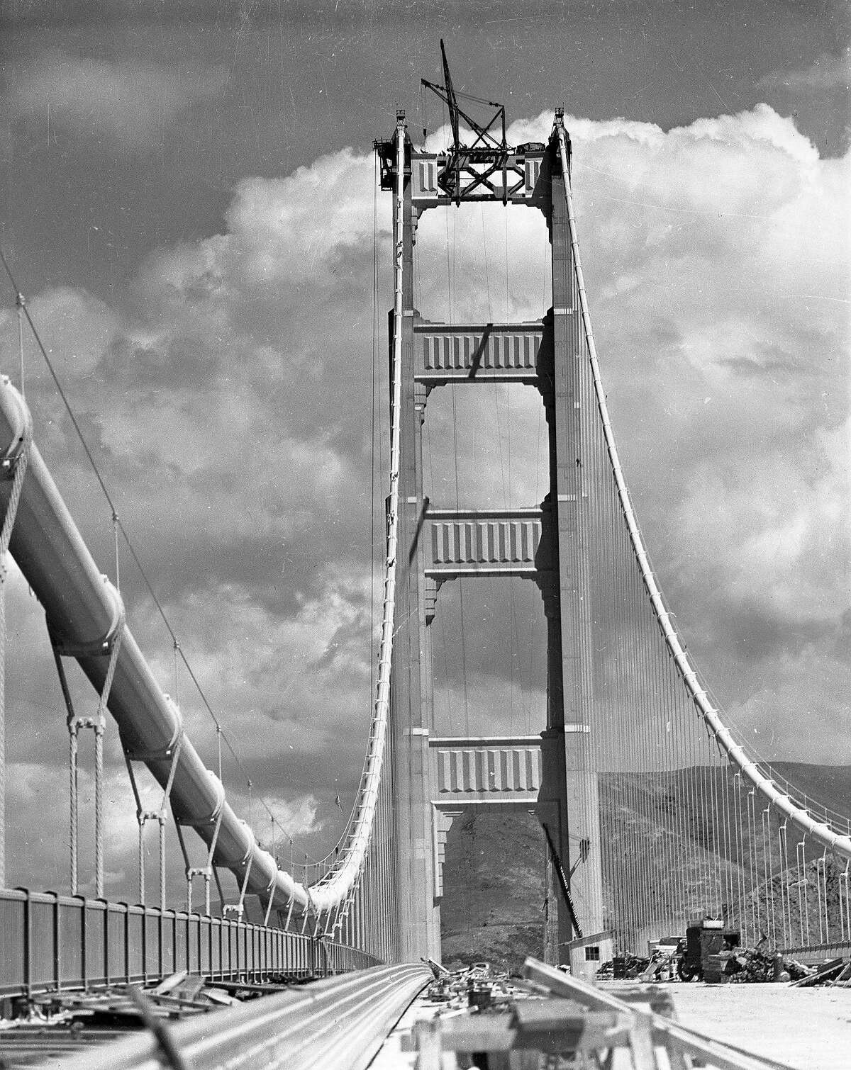 1930s Golden Gate Bridge construction photos rescued from ruin