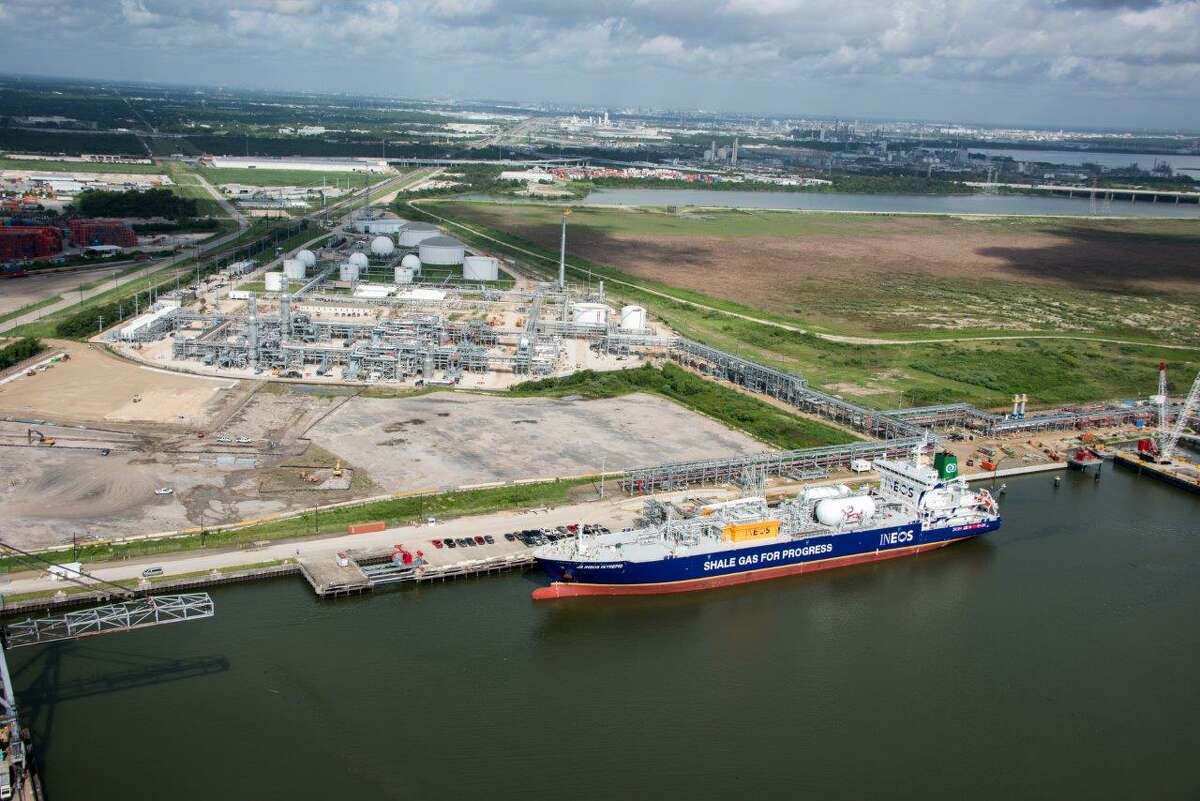 The Ineos Intrepid leaves Enterprise Products Partners' ethane export terminal at Morgan's Point. Enterprise Products Partners was among the energy companies to report higher earnings in the second quarter. The company said that its profits and revenues each rose 17 percent.