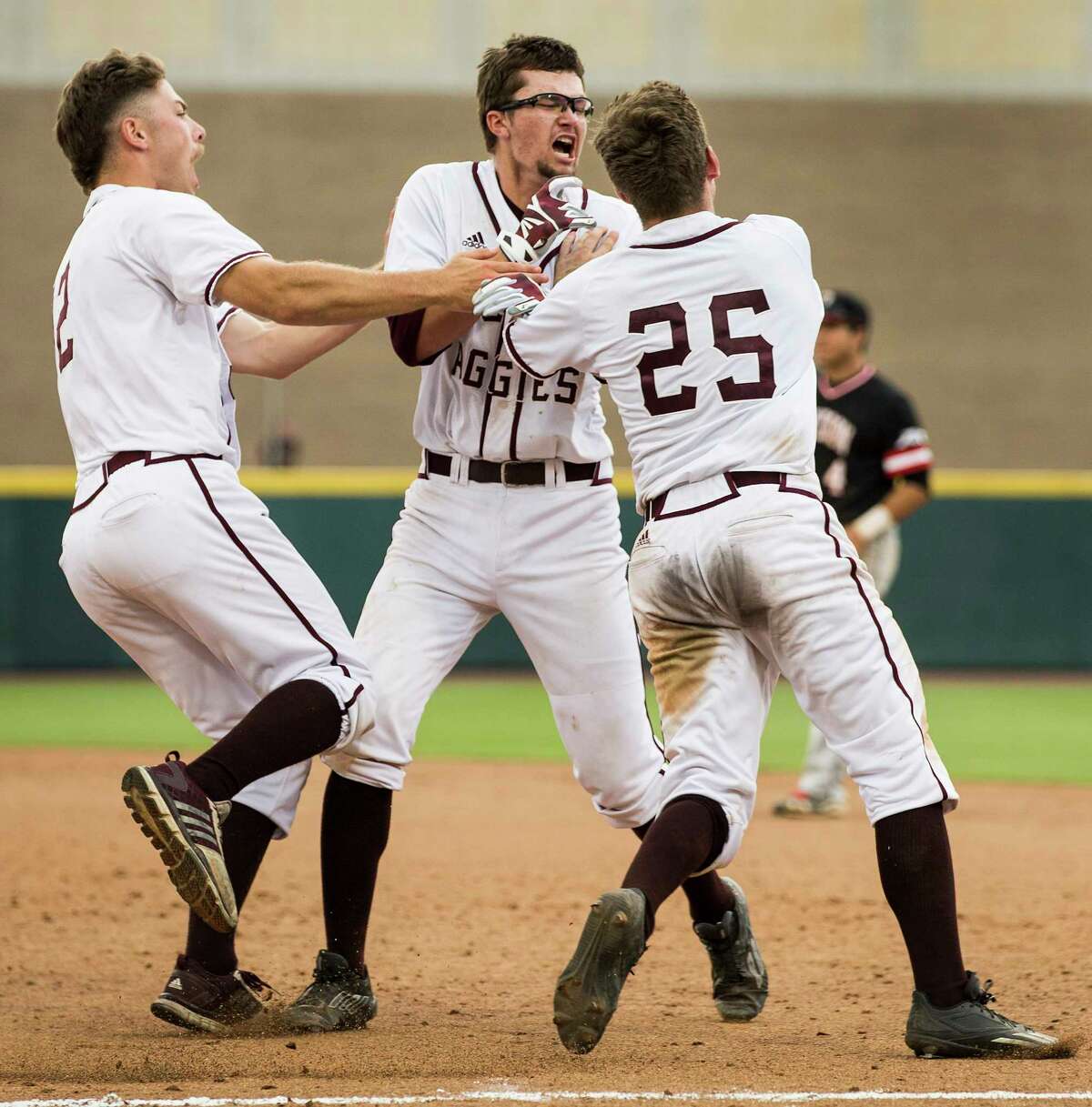 Texas A&M comes back for a walk off win in opening game of super regionals