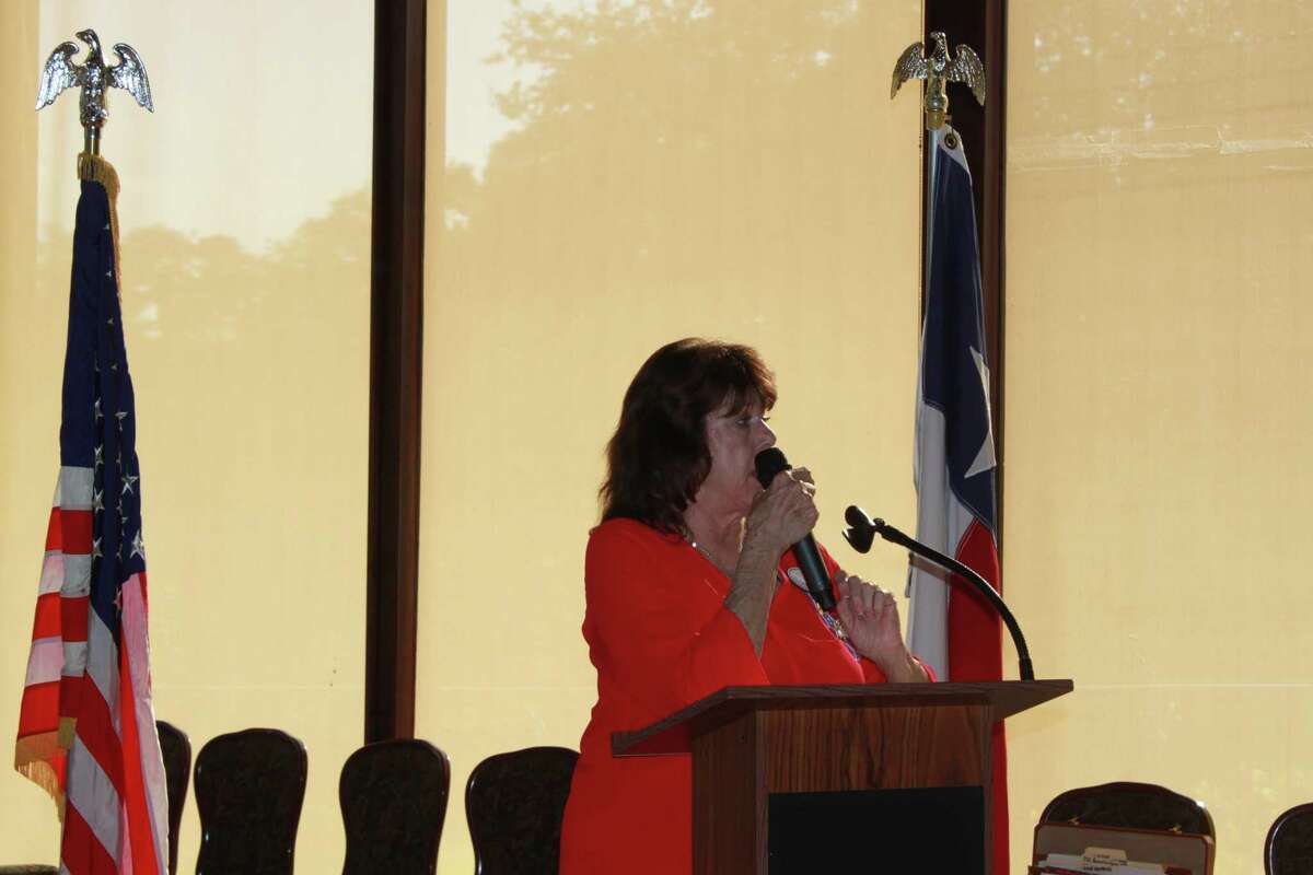 President of the Texas Federation of Republican Women, Theresa Kosmoski,Â who served on the Trump CampaignÂ?’s Texas Strategic Advisory Board, spoke at the Liberty Belles meeting Thursday night.