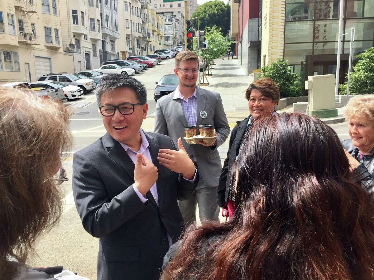 State Treasurer John Chiang in San Francisco after kicking off his campaign for governor.
