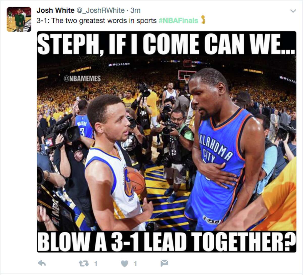 Warriors and Cavs fans lose their minds with memes after Game 4 of the ...