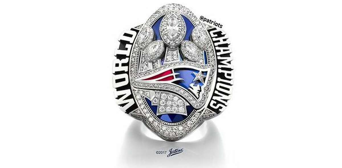 The New England Patriots' Super Bowl LI ring.