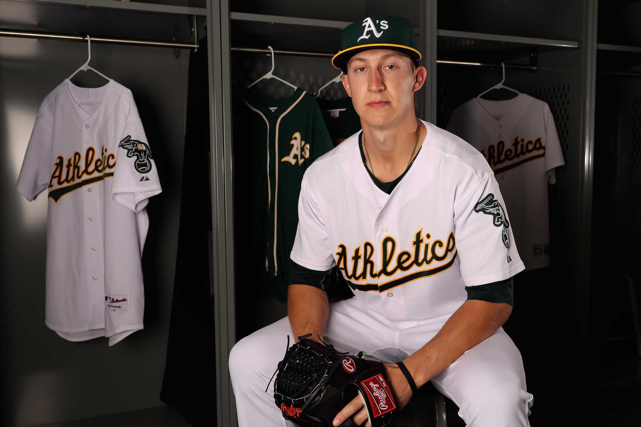 A’s Daniel Gossett will have lots of support in bigleague debut
