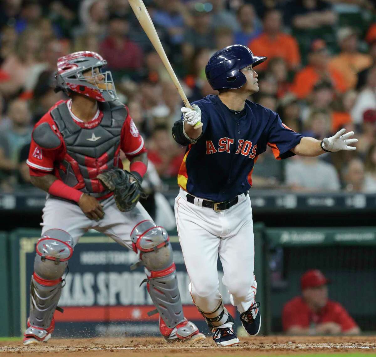 Astros' Nori Aoki notches 2,000th hit between Japan and MLB