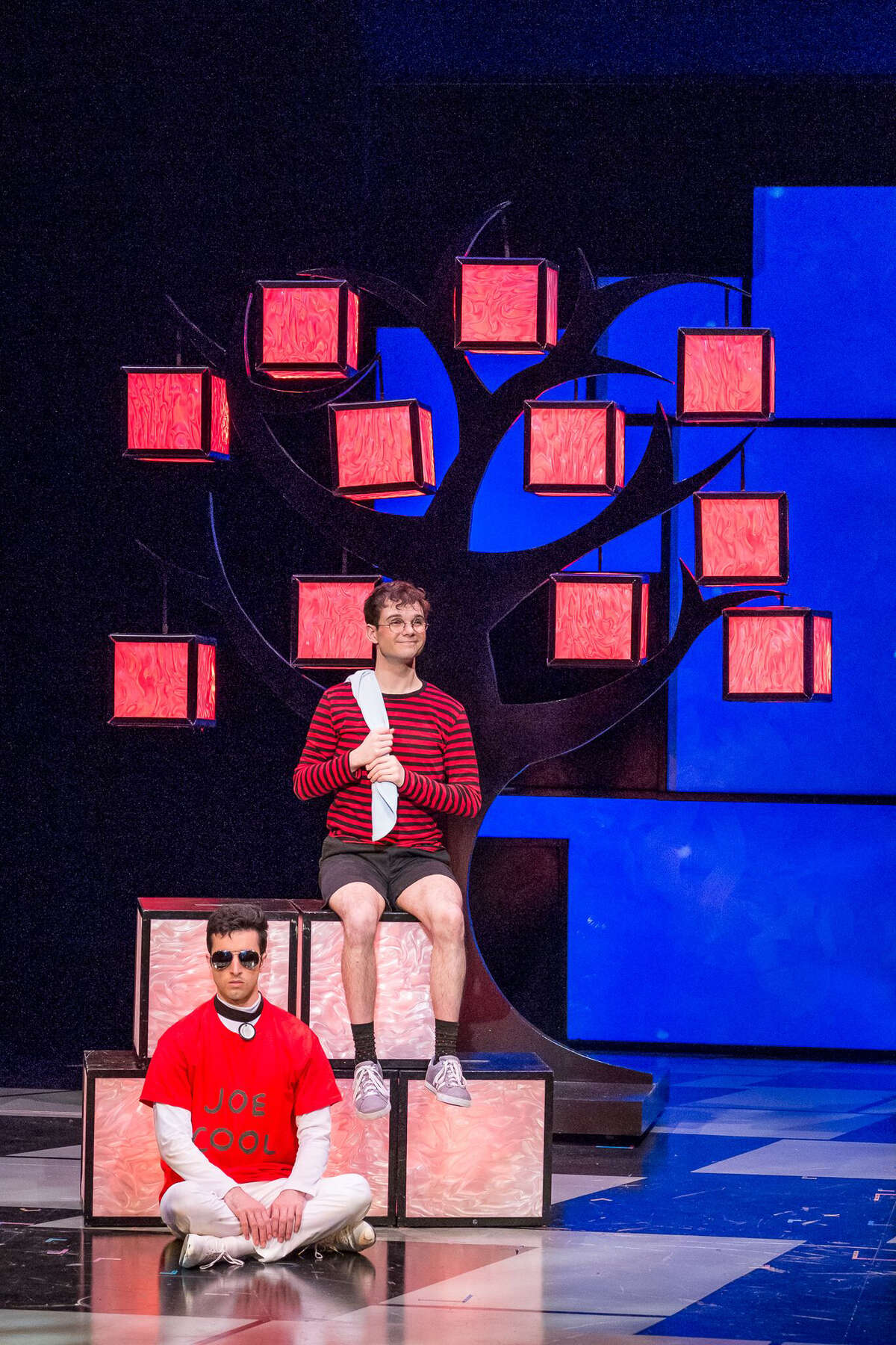 ﻿Ryne Nardecchia, left, and ﻿Ty Taylor star in "The World According to Snoopy."﻿
