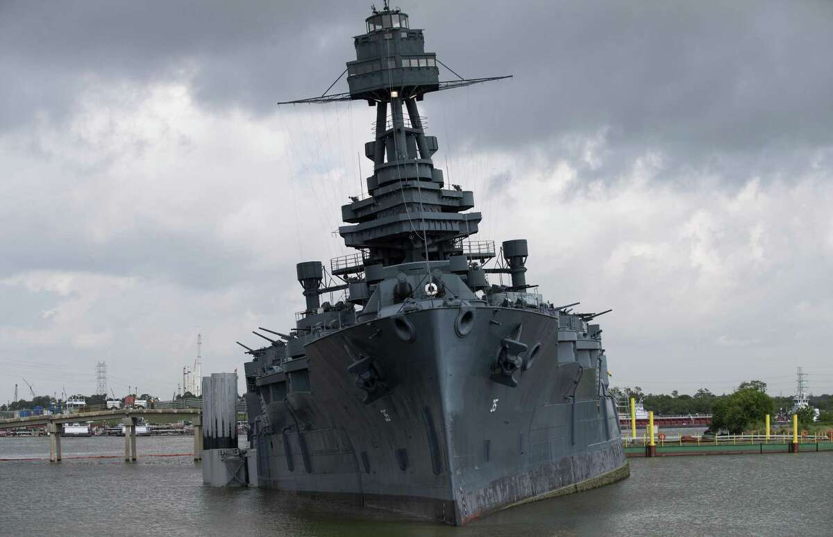 Texas Parks and Wildlife Department officials have closed Battleship Texas after a leak in the vessel allowed water to gush in, ripping a hole in the boat and causing it to tilt 8 degrees to one side.