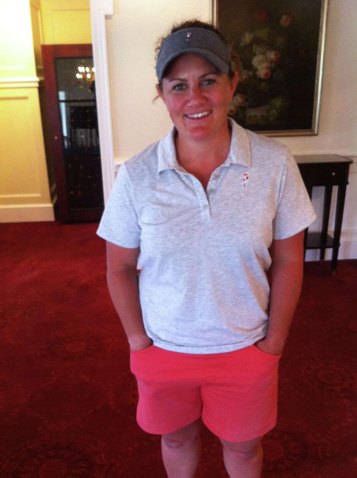 Becky McDaid won the Met PGA Women’s Stroke Play Championship on Monday at Innis Arden Golf Club.