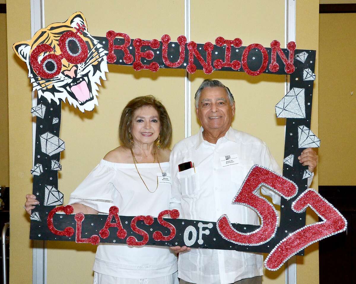 Mary and Jose G. Trevino were among those attending the 60th class reunion for the Martin High School Class of 1957 on Saturday at Embassy Suites.