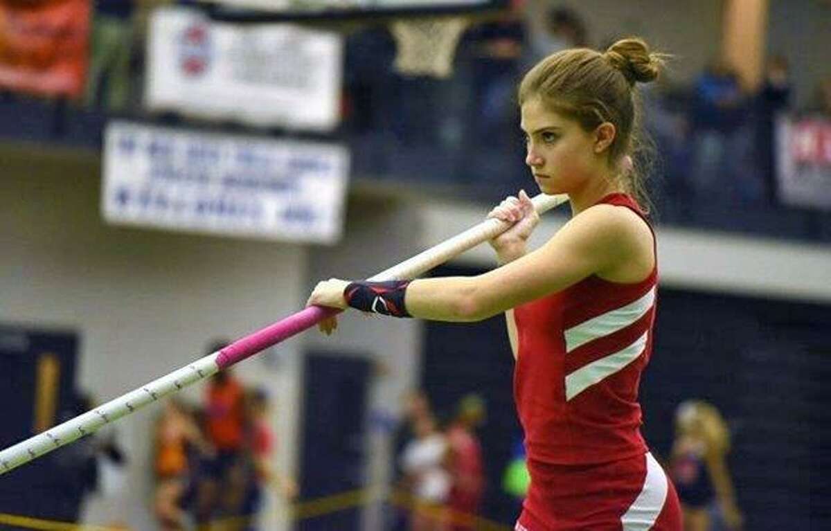 Greenwich High School junior Lia Zavattaro placed first in the pole vault event at the New England Championships last week. She will compete in the event at the New Balance Nationals Outdoor on Friday in Greensboro, N.C.