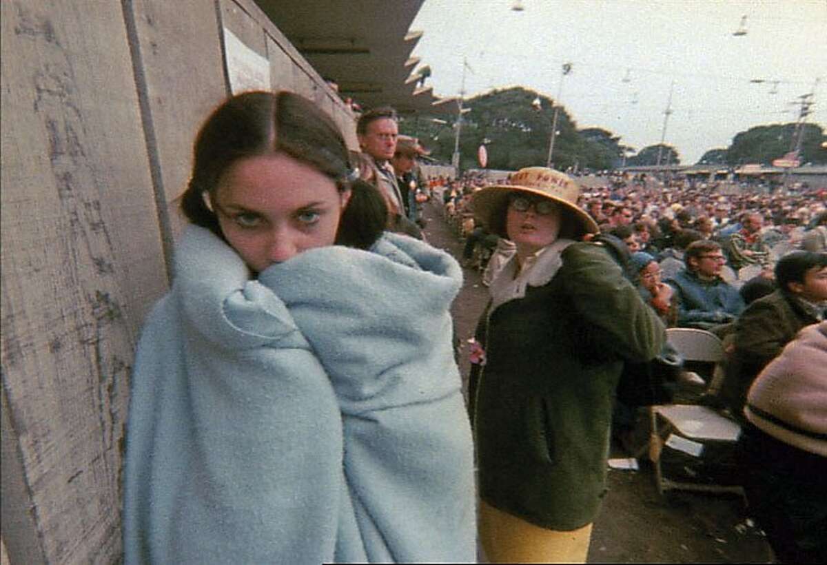 A scene from "Monterey Pop," D.A. Pennebaker's chronicle of the three-day Monterey Pop Festival in June 1967.