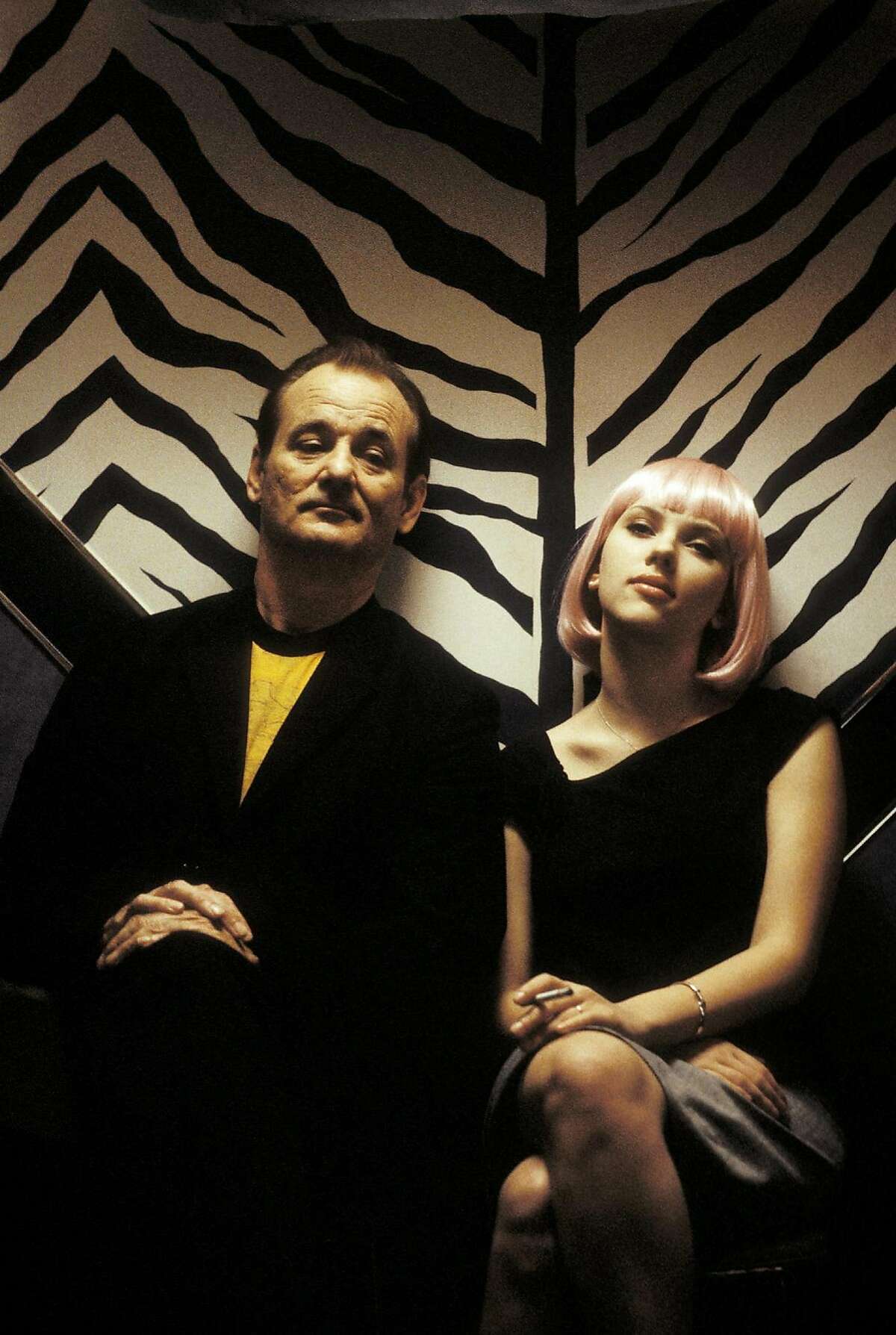 LOST12-1812 For LOST12, Datebook ; Bill Murray (left) and Scarlett Johansson (right) star in Sofia Coppola�s LOST IN TRANSLATION, a Focus Features release. Photo Credit: Yoshio Sato ; 2003 Focus Features. All Rights Reserved ; on 7/17/03 in . also ran 01/25/2004, 03/28/2004 Yoshio Sato / Focus Features Renee Zellweger (left) and Nicole Kidman worked together in the Civil War movie Cold Mountain. Director Peter Jackson (second from right) celebrates his Golden Globe win for The Lord of the Rings: The Return of the King with (from left) producer Barrie Osborne, and actors Dominic Monaghan, John Rhys-Davies and Elijah Wood. Jackson should win the Oscar. Buster Keaton: not smiling, still funny.