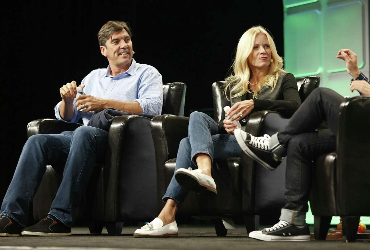 Tim Armstrong, left, with Verizon’s Marni Walden in September 2016 in San Francisco. On June 13, 2017, Verizon announced the completion of its acquisition of Yahoo and installed Armstrong as CEO of a new subsidiary called Oath that includes Yahoo, AOL, HuffPost and other web brands.
