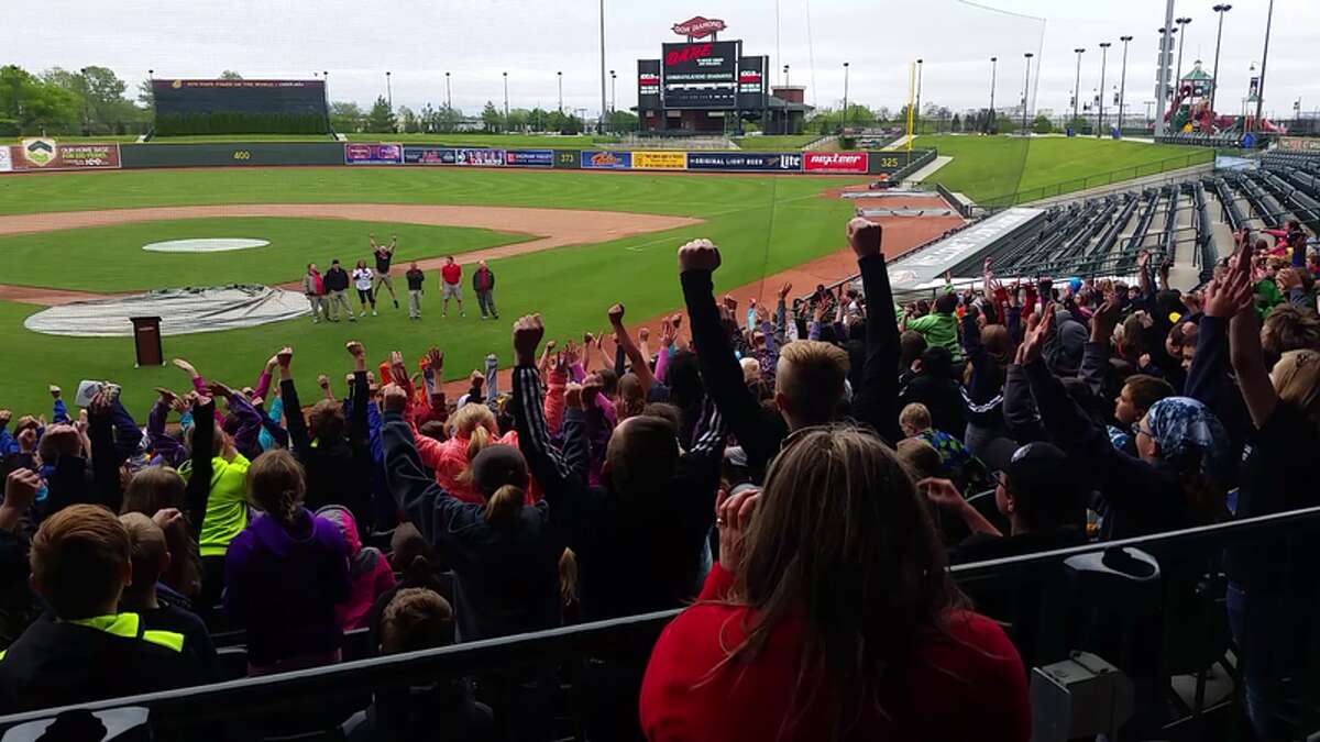 More than 900 D.A.R.E. students from schools in Midland County attended D.A.R.E. Day at Dow Diamond recently.