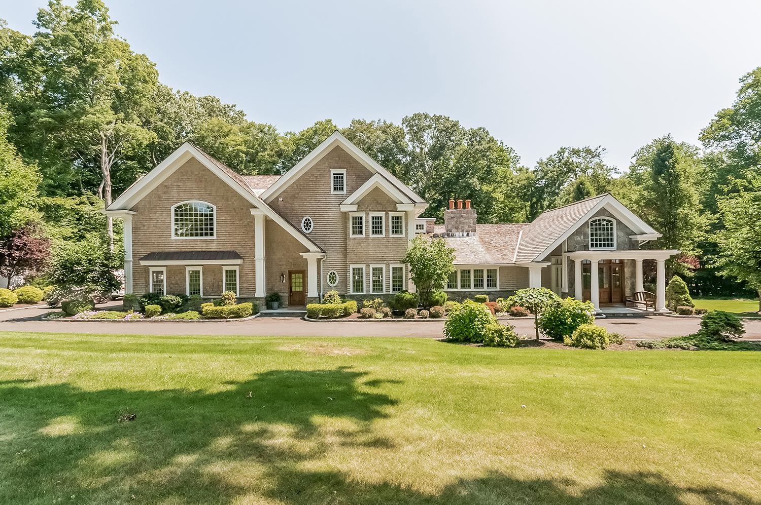 On the Market Contemporary Colonial rebuild in Greenfield Hill