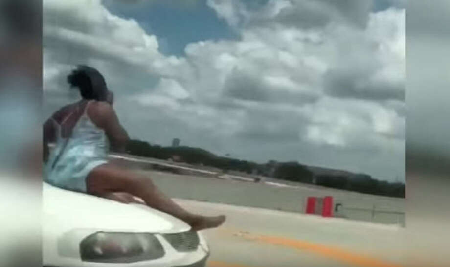 Woman riding on hood of car on 290 tells her story Houston Chronicle