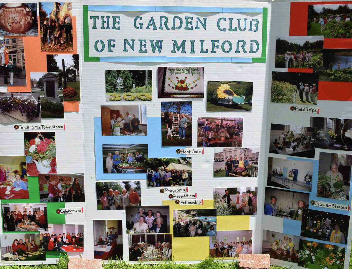 The Garden Club of New Milford has a long history of beautifying the town. A display board showcasing many of the activities and projects in which the group participate was on view at the club's plant sale May 27.