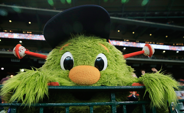 Astros mascot Orbit booed at Home Run Derby