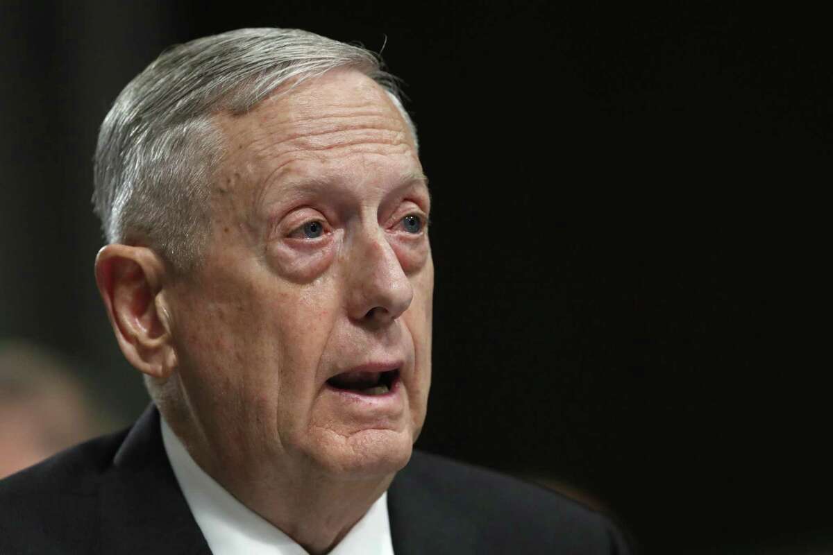 FILE - In this June 13, 2017 file photo, Defense Secretary Jim Mattis testifies on Capitol Hill in Washington. Mattis said Wednesday, June 14, 2017, he can now set U.S. troop levels in Afghanistan after receiving the authority from President Donald Trump. It?’s a break from past practice that Mattis said will enable him to more effectively manage the war effort. (AP Photo/Jacquelyn Martin, File)