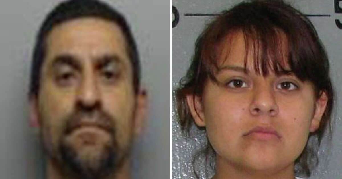 Sergio San Miguel, 49, and Christine Castillo-San Miguel, 27, were arrested and charged with aggravated assault with a deadly weapon.