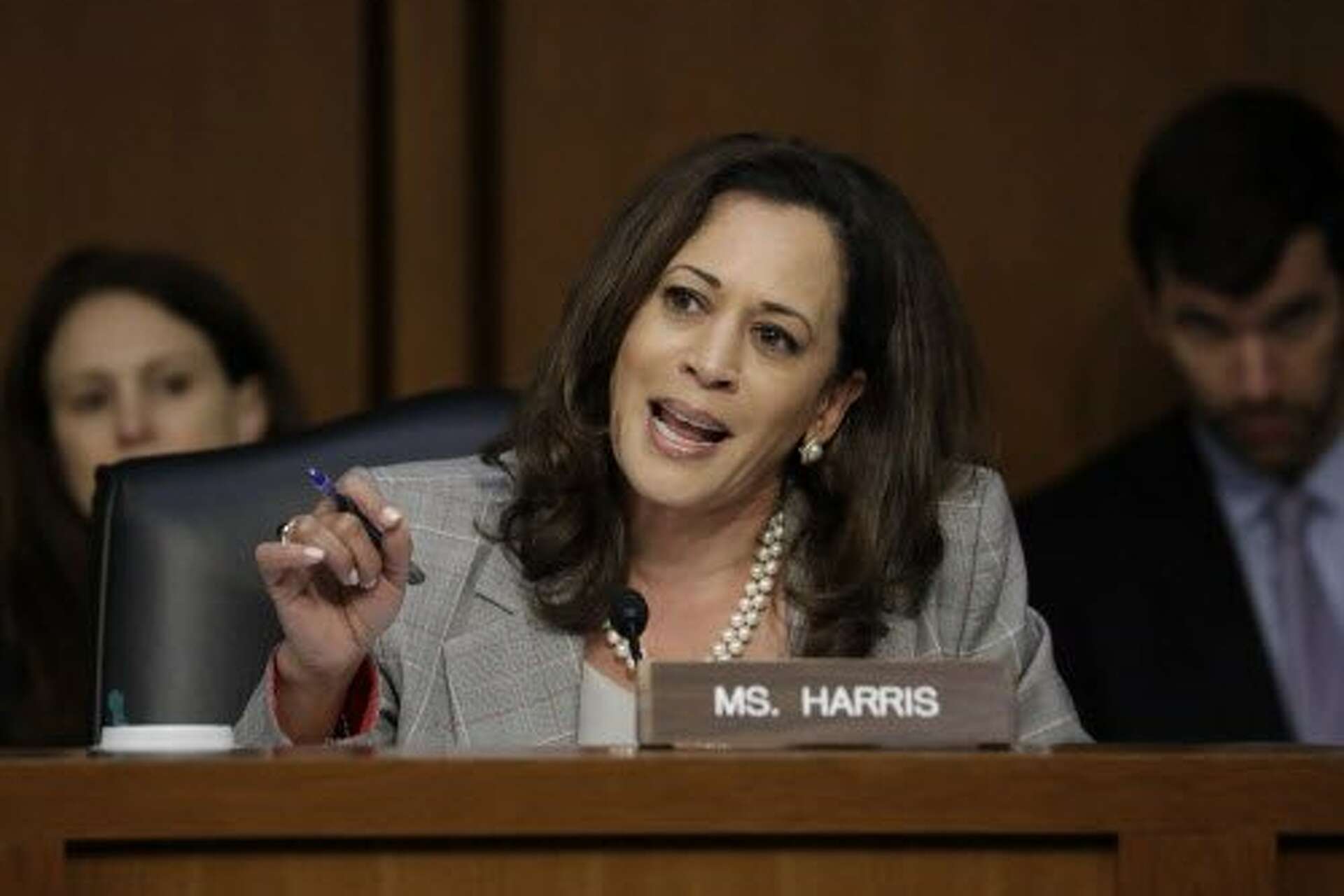 Kamala Harris a politician now, but always a prosecutor