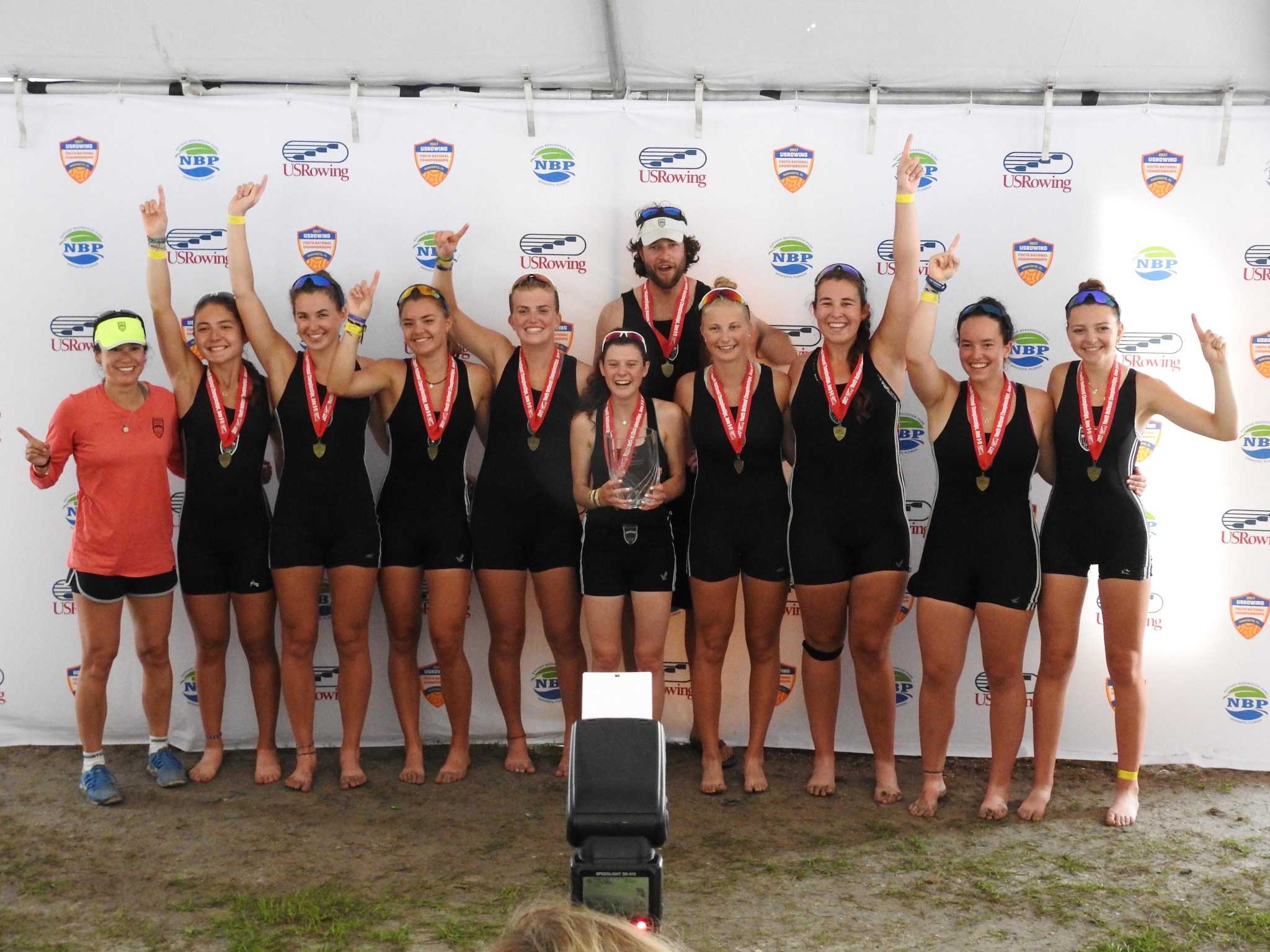 Saugatuck Rowing Club captures third straight national title