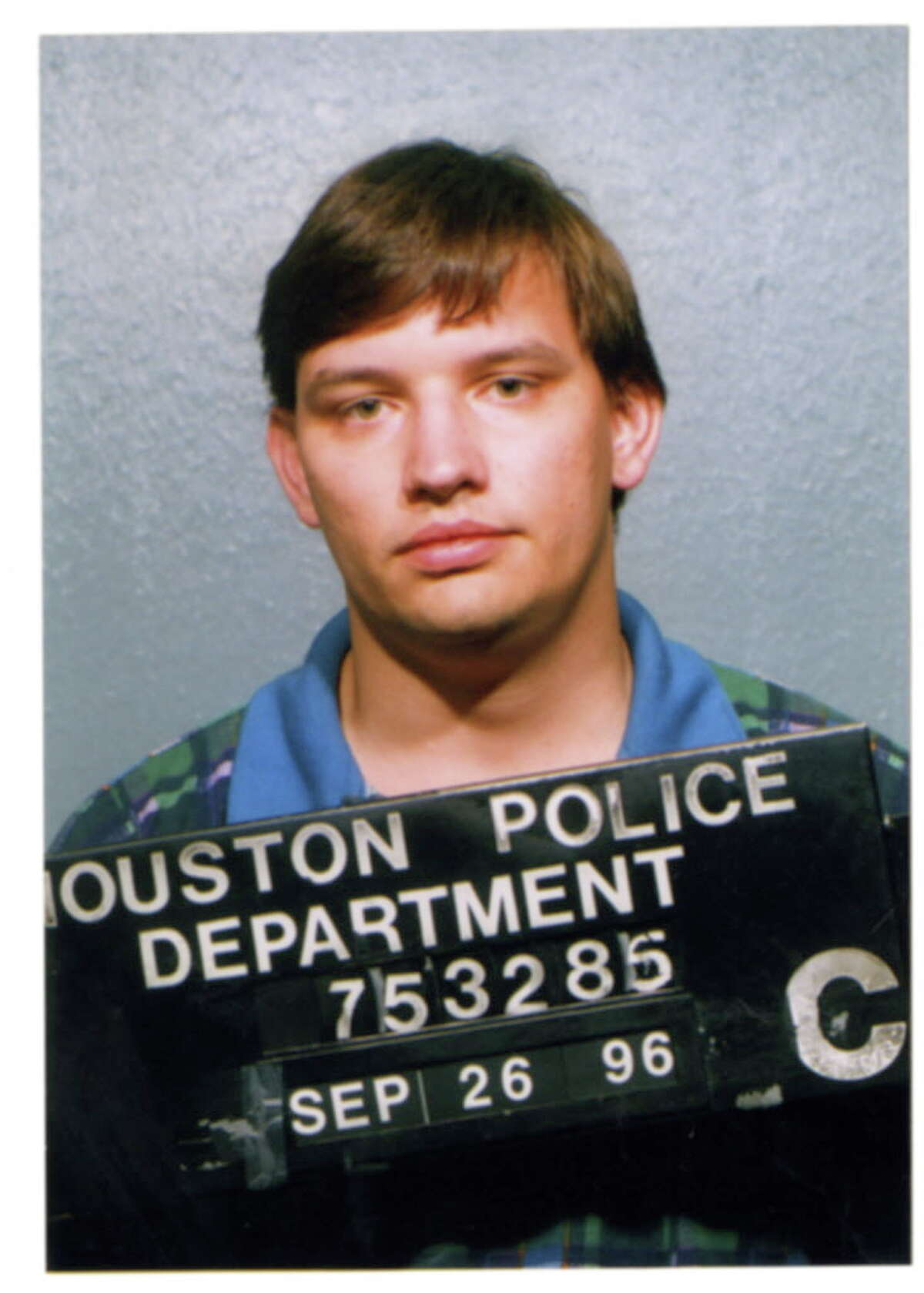 This 1996 photo shows Jason Posey when he was booked by HPD after attempting to elude officers who tried to stop him after Posey ran a red light. Posey, who was working as an aide for Stockman at the time, received deferred prosecution.