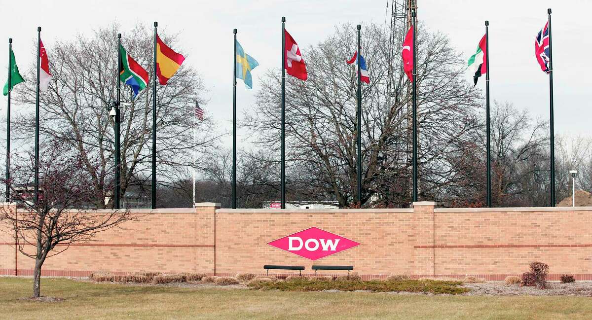MIDLAND, MI - DECEMBER 10: The Dow Chemical headquarters is shown December 10th, 2015 in Midland, Michigan. Recent news reports have indicated a possible merger between Dow and DuPont. (Photo by Bill Pugliano/Getty Images)