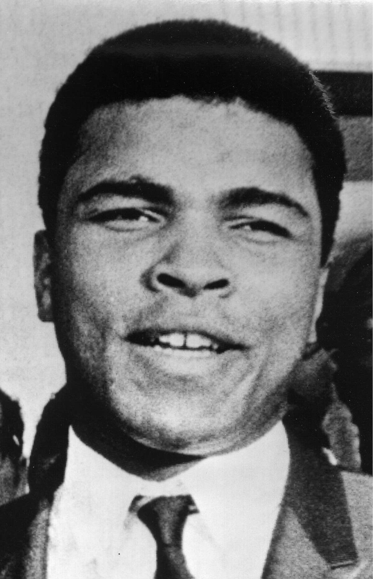 b/w photo of Muhammad Ali 1967