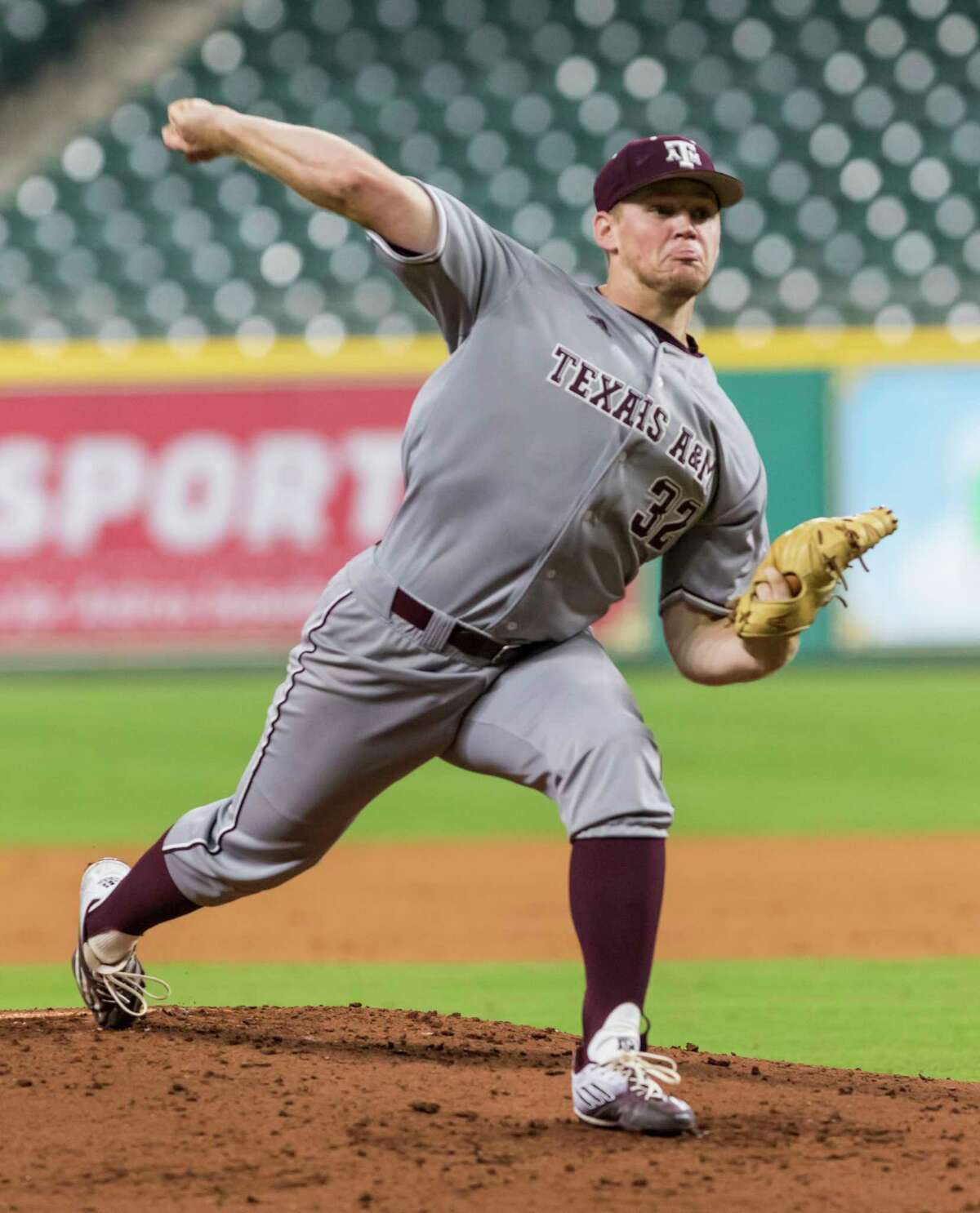﻿Stephen Kolek's arm will be fresh for a potential College World Series outing after the Aggies made quick work of Davidson in their super regional.