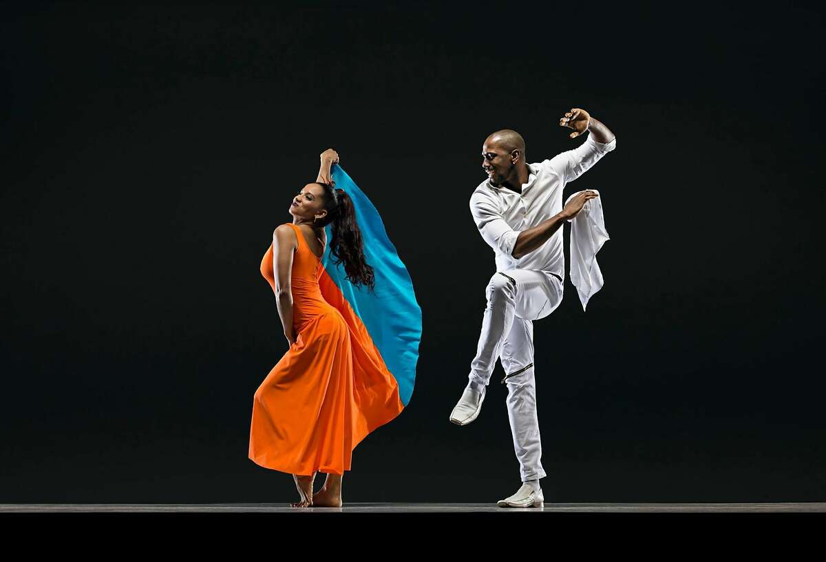 Yismari Ramos Tellez and Denmis Bain Savigne of Alayo Dance Company, which will be featured June 8 and 9 at the 2017 San Francisco Ethnic Dance Festival. Festival runs July 8 -16 at the War Memorial Opera House. Photo Credit: RJ Muna