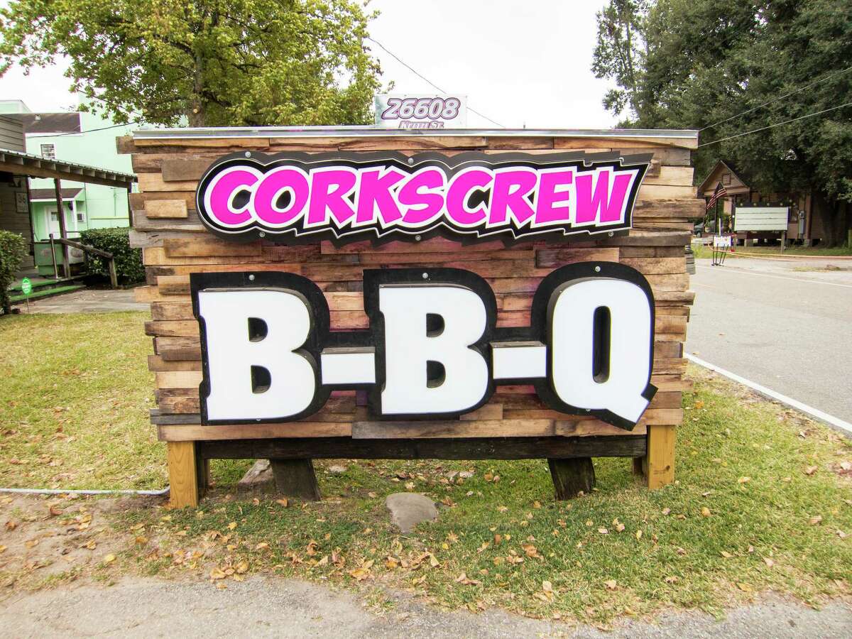 CorkScrew BBQ sign