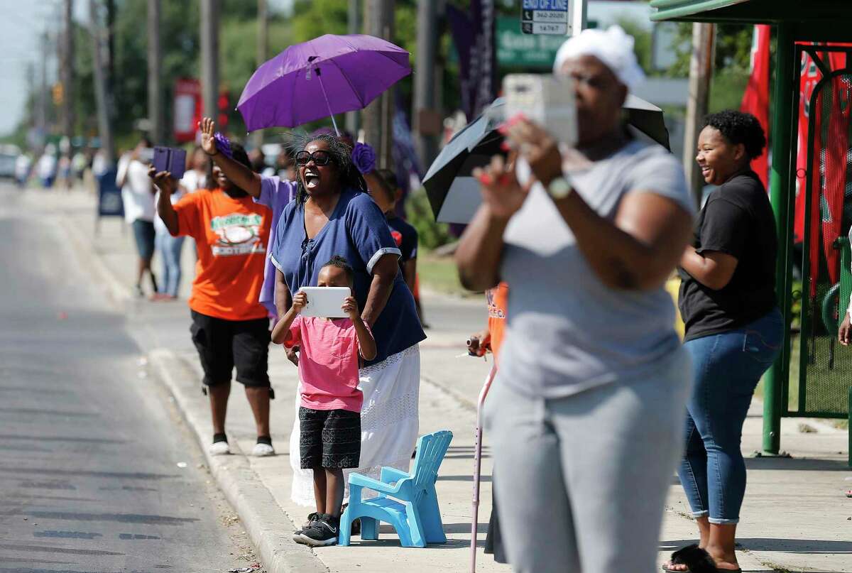 In this 2017 photo, San Antonians celebrate Juneteenth. It should be a national holiday. Like July 4, a celebration of independence and freedom.
