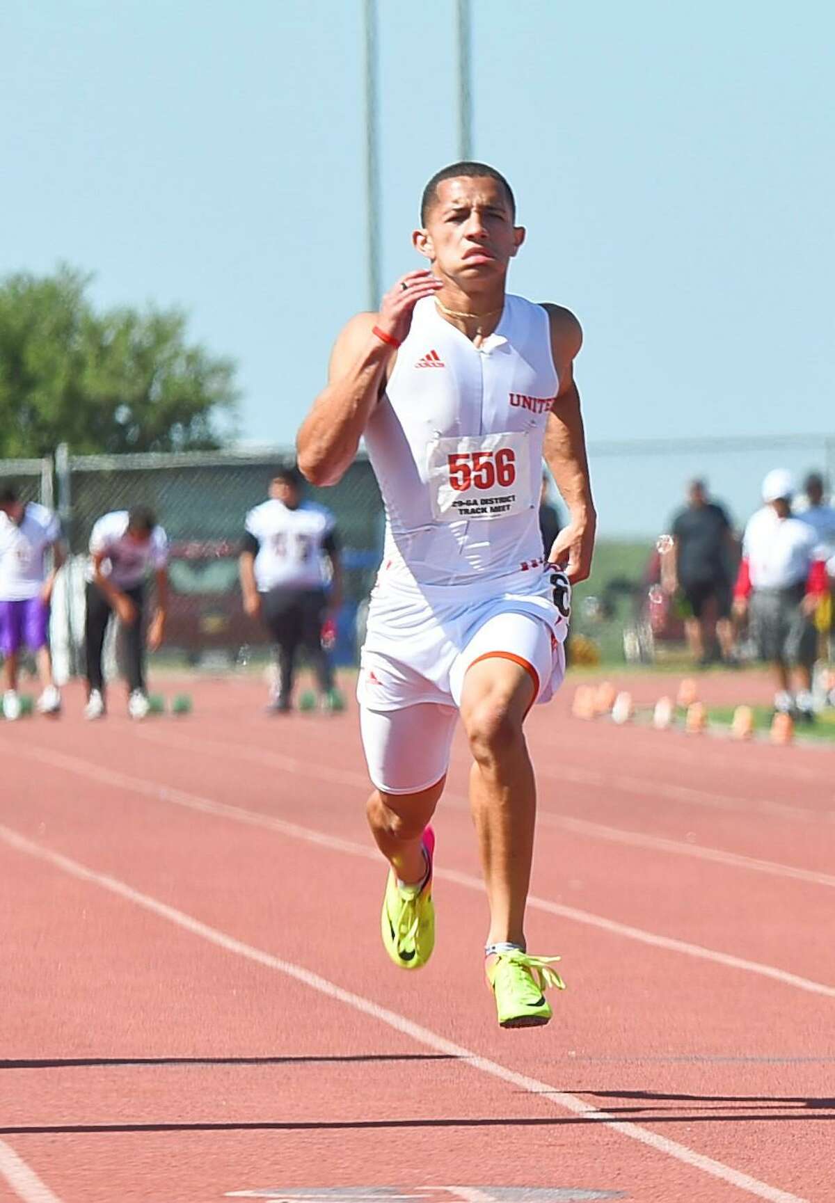 Alex Tirado placed 26th in the 100-meter dash and 30th in the 200-meter dash at the 27th New Balance Outdoor Nationals.