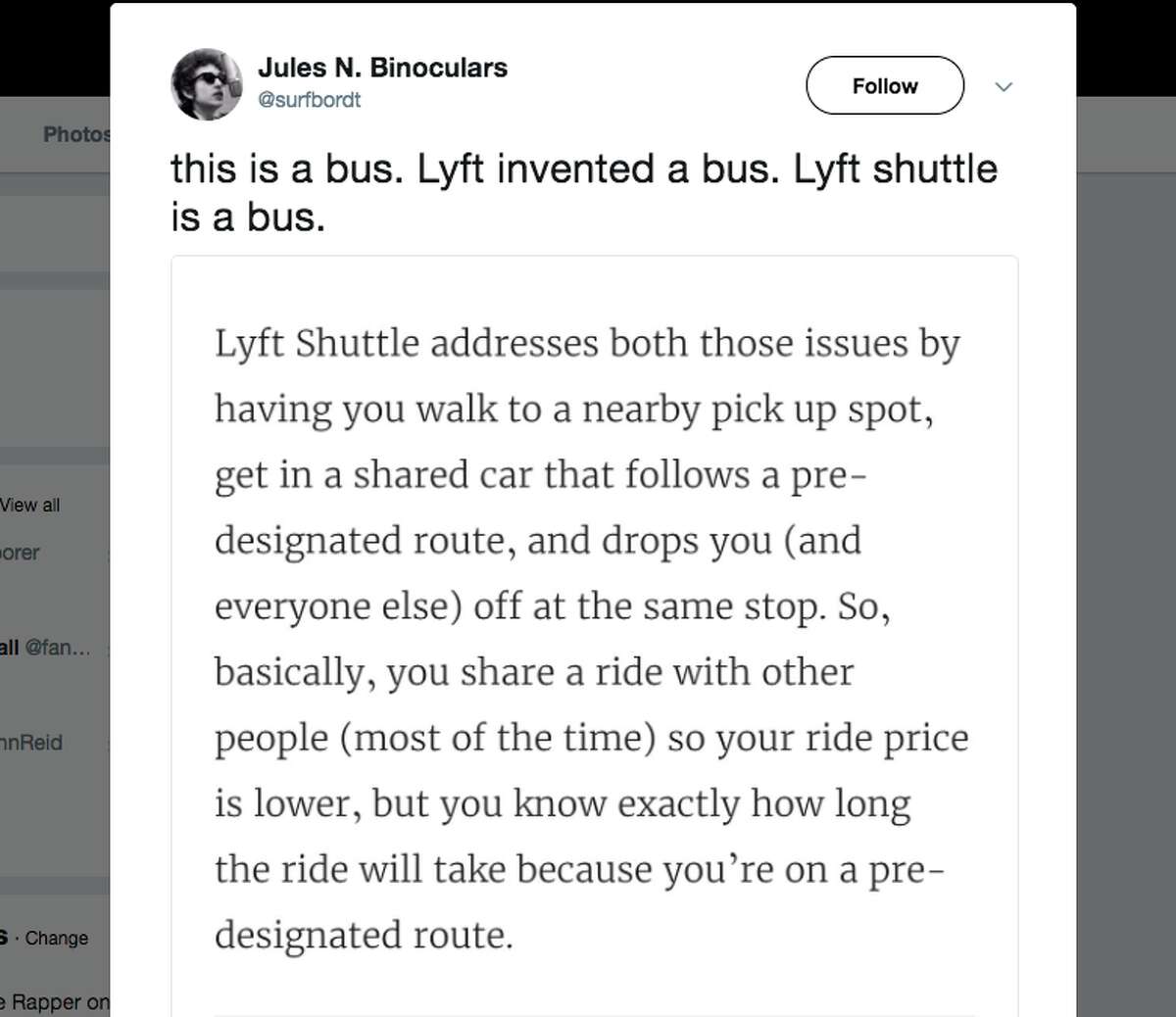 Twitter users call out Lyft for its new Shuttle service.