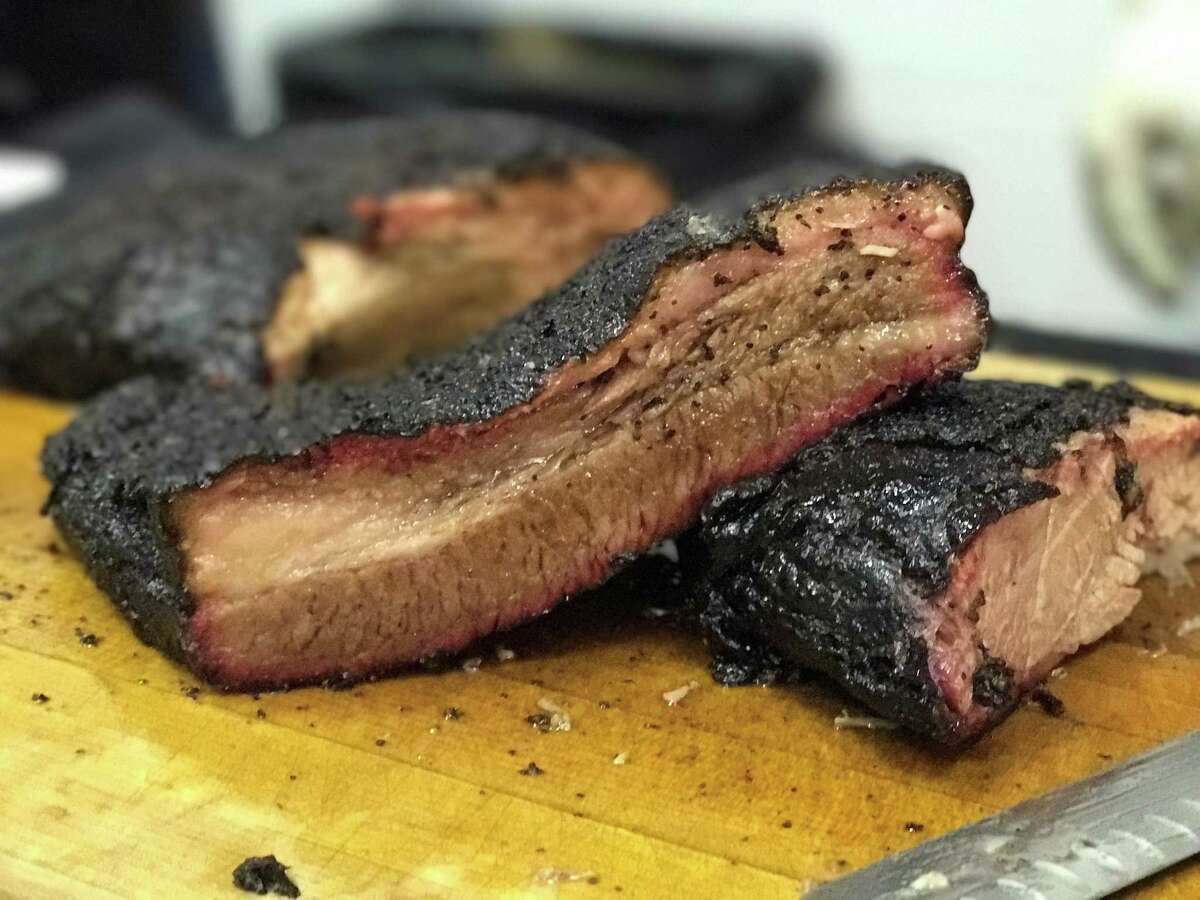 Brisket like what pitmaster Bryan Bracewell of Southside Market & Barbecue in Elgin and Bastrop served at 2017 Barbecue Summer Camp is what students aspire to.