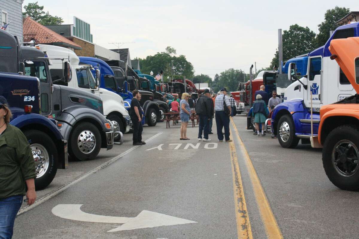 The Harbor Beach Truck Show recently rolled into town.