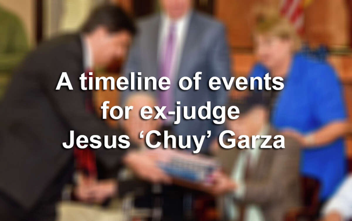 Click through this gallery to see a timeline of events regarding the career of ex-judge Jesus 'Chuy' Garza.