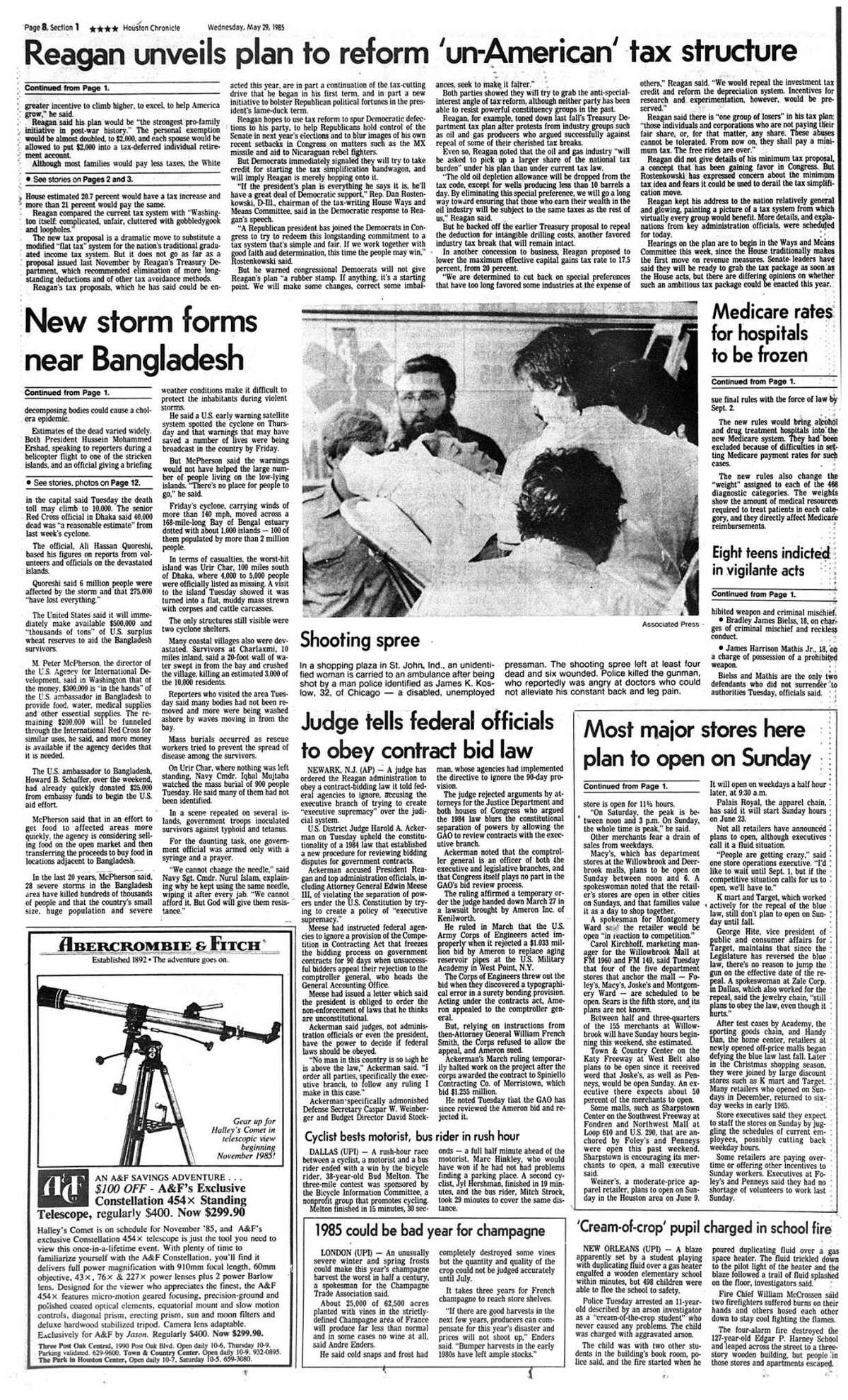 Most major stores here will be open this Sunday