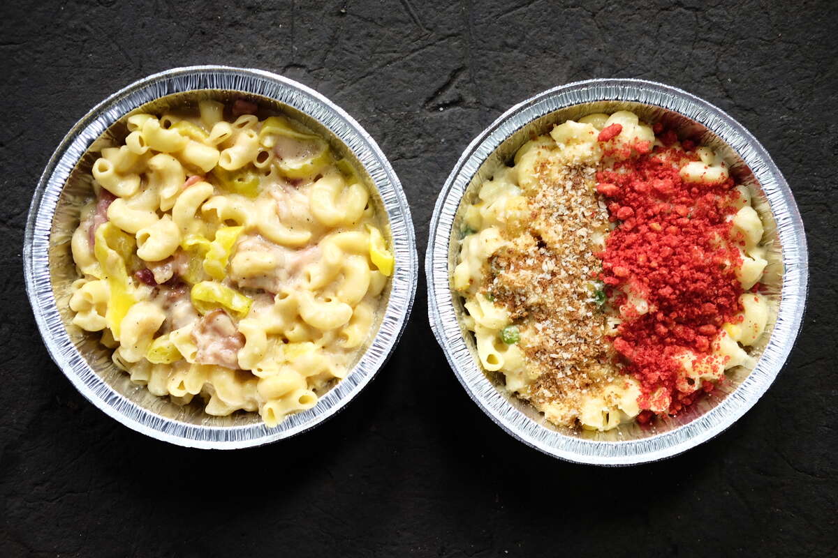 Various toppings on Mac'd dishes. Photo via Mac'd
