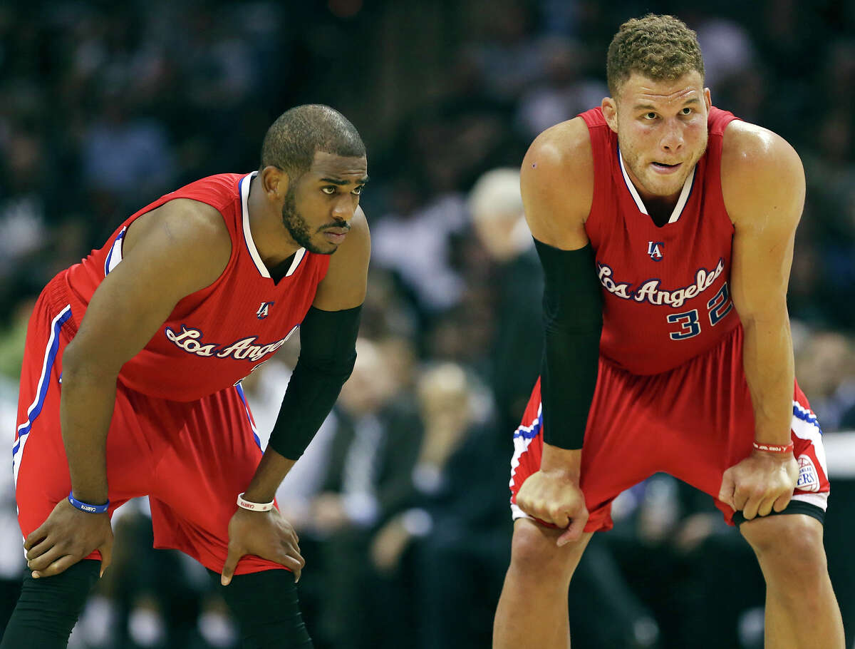 The Clippers' Chris Paul, left, and Blake Griffin could be on the Rockets' radar when free agency begins July 1.