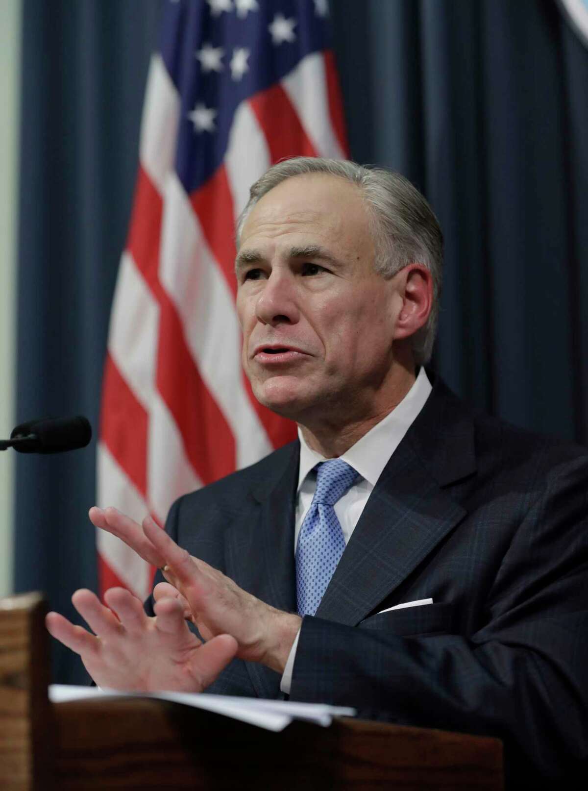 Texas Gov. Greg Abbott. (AP Photo/Eric Gay)