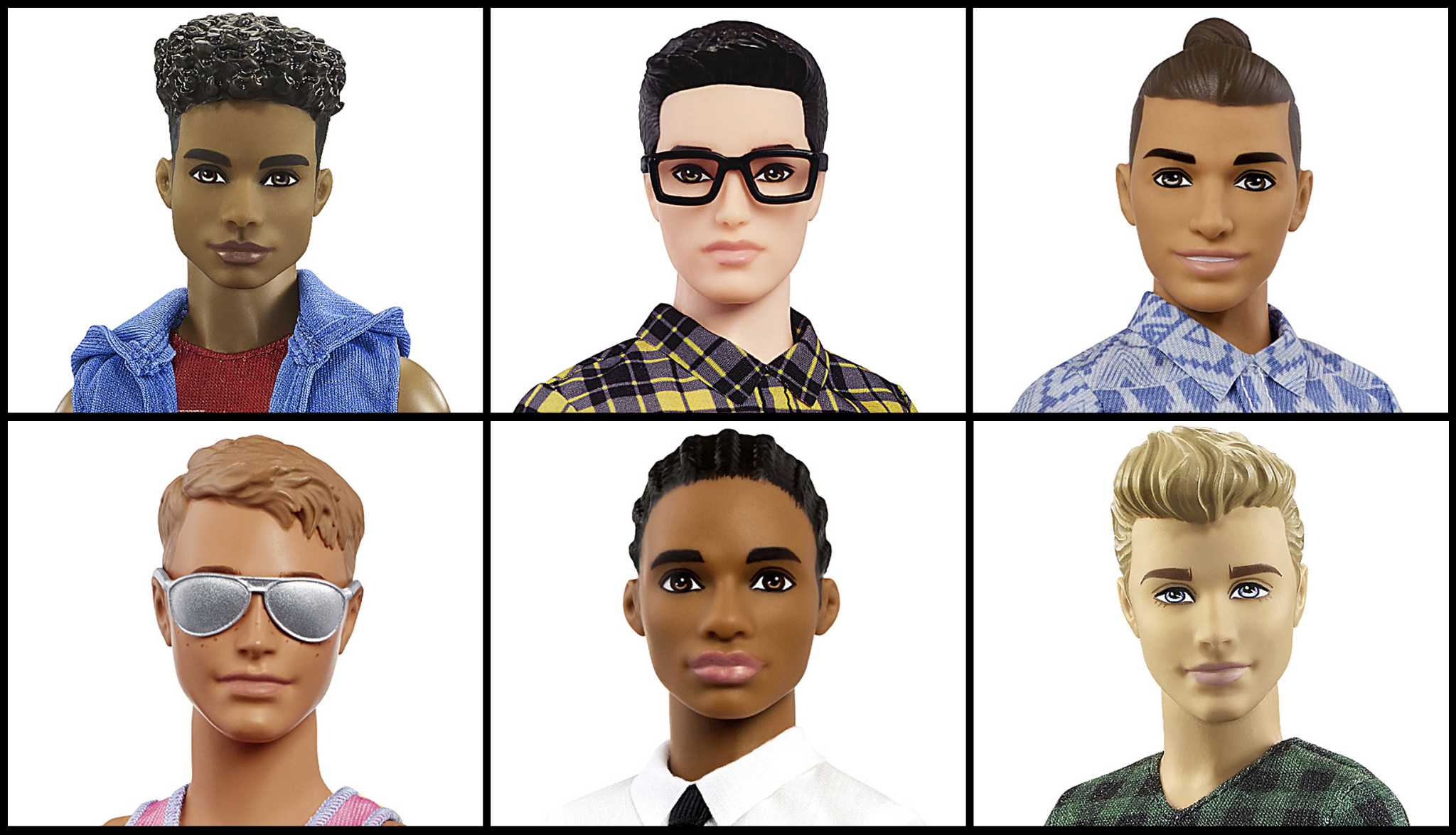 Ken doll evolves with cornrows man buns and Dad bod