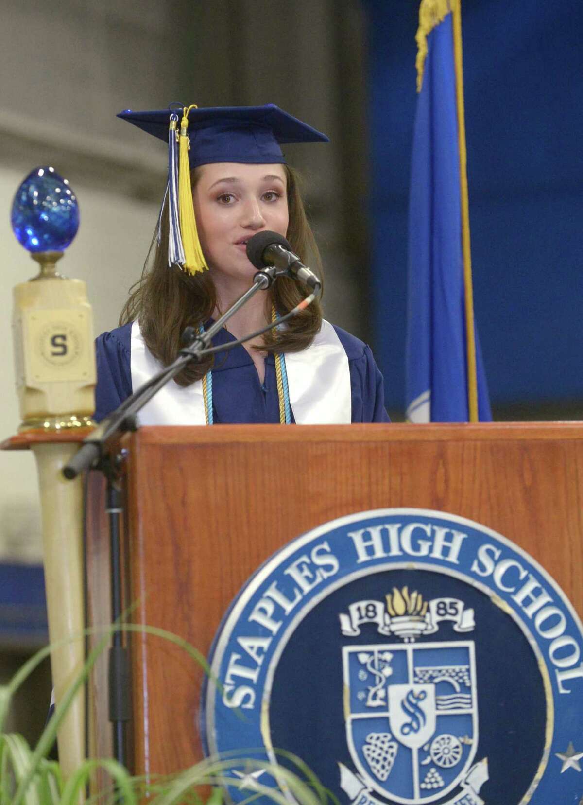 130th Commencement: Staples Class of 2017 sees an unprecedented speaker