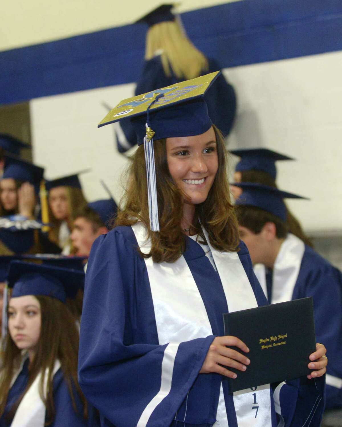 130th Commencement: Staples Class of 2017 sees an unprecedented speaker