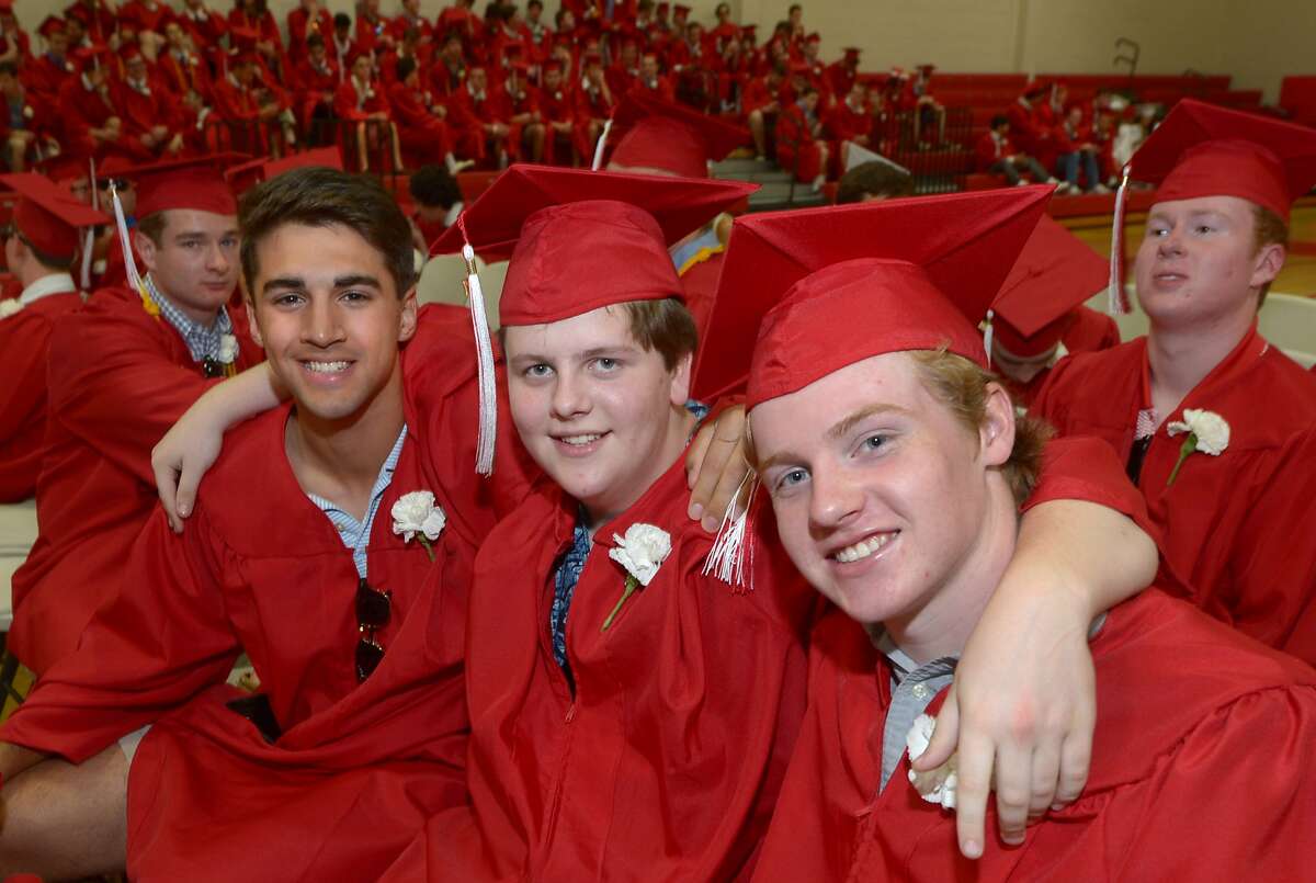 The New Canaan High School commencement exercises Tuesday, June 20, 2017, in New Canaan, Conn.