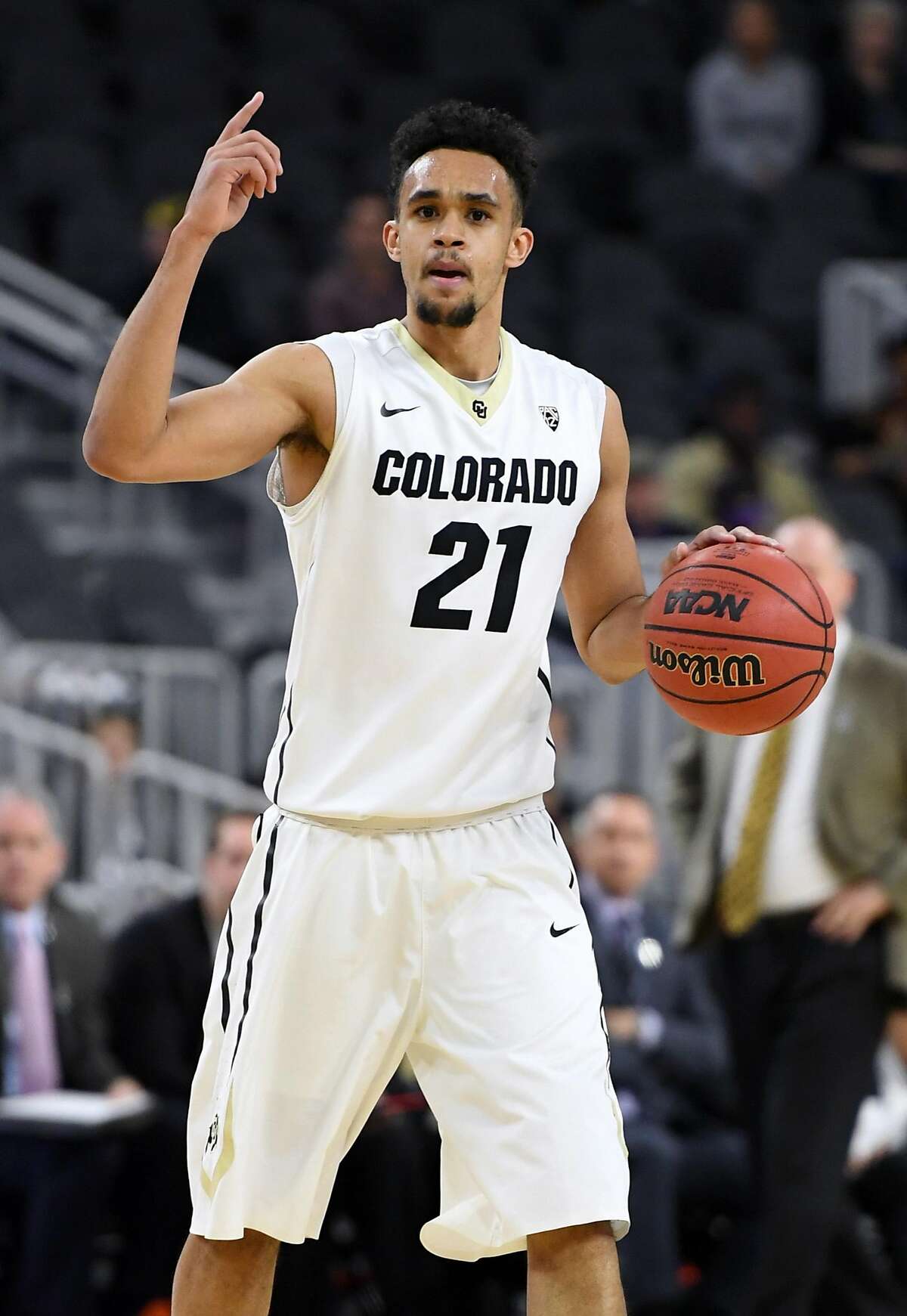 The San Antonio Spurs selected Derrick White, 24, as the 29th pick in the NBA draft Thursday. Click ahead to learn about the newest Spur.